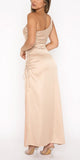 Charming One Shoulder Mermaid Unique New Elegant Long Beach Formal Bridesmaid Dresses BD239