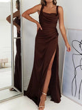 Off the Shoulder Mermaid Simple Black Girls Slay Elegant Evening Modest Long Prom Dresses PD460