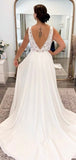 A-line Beach New Beat Lace Luxurious Classic Elegant Vintage Long Wedding Dresses WD399