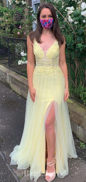 A-line Charming Popular Tulle Best Elegant Modest Long Party Evening Prom Dresses PD1318