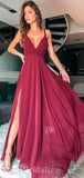 A-line New Spaghetti Straps Best Elegant Modest Long Party Evening Prom Dresses PD1342
