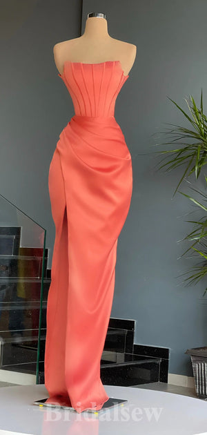 Charming Mermaid Glitter Black Girls Slay Party Women Long Evening Prom Dresses PD653