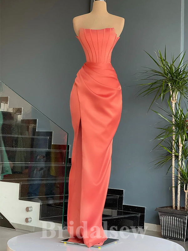 Charming Mermaid Glitter Black Girls Slay Party Women Long Evening Prom Dresses PD653