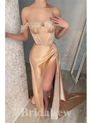 Charming Mermaid Unique Elegant Popular New Evening Long Prom Dresses PD1140