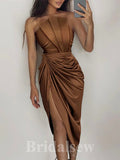 Chocolate Mermaid Stylish Black Girls Formal Long Women Evening Prom Dresses PD760