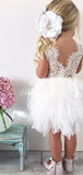 Cute Most Popular Tulle Flower Girl Dresses Online FG007