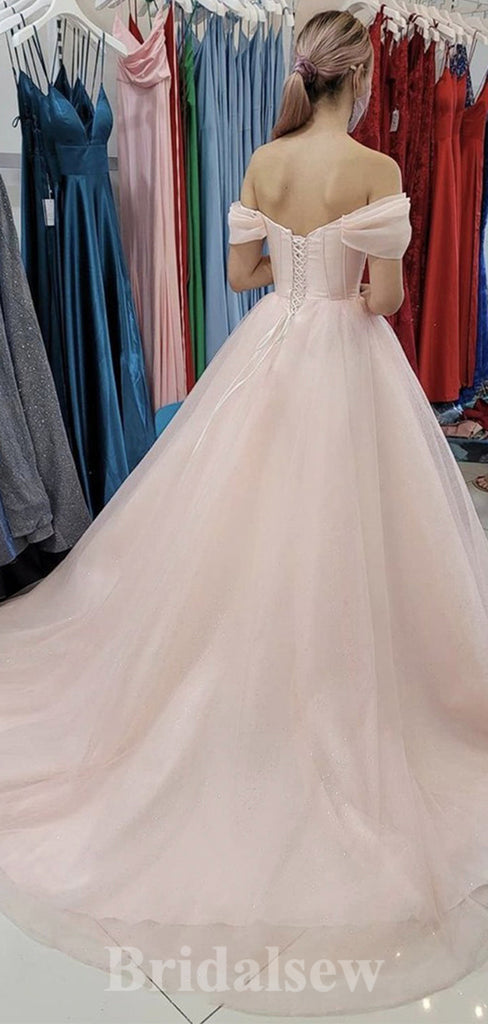 Fashion Off the Shoulder Princess Modest Formal Long Women Evening Prom Dresses PD820