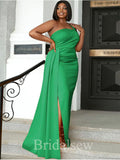 Green Unique Popular Mermaid Elegant Modest Women Long Evening Prom Dresses PD608