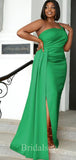 Green Unique Popular Mermaid Elegant Modest Women Long Evening Prom Dresses PD608