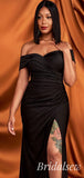 Mismatched Black Mermaid Formal Long Bridesmaid Dresses Online BD068