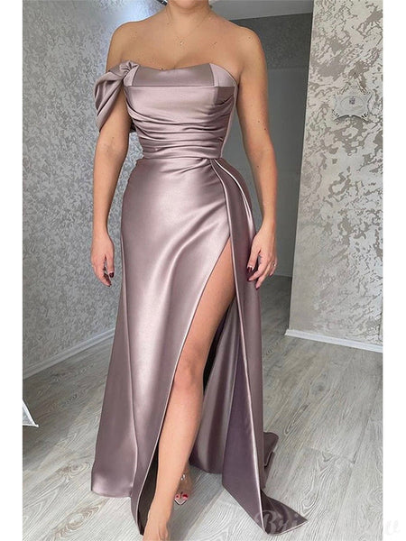 Pink Mermaid Sexy Unique Elegant Black Girls Slay Elegant Evening Modest Long Prom Dresses,DS4604 main image 0