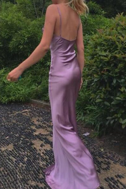 Mermaid Spaghetti Straps Most Popular Elegant Formal Long Prom Dresses PD320