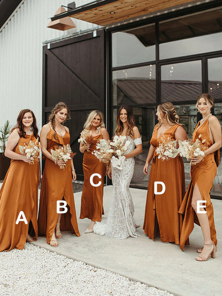 Bridesmaid Dresses Guest Beach Wedding Dresses 2019 Mismatched Elegant Plus  Size Long Bridesmaid Dresses, Beach