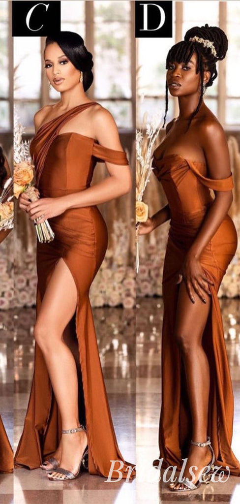 Mismatched Mermaid Most Popular Wedding Guest Dress, Bridesmaid Dresses BD070