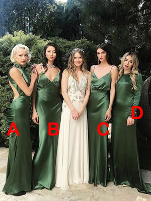 Mismatched Simple Cheap Mermaid Most Popular Bridesmaid Dresses BD172