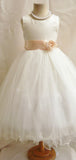 Most Popular Sleeves Cute Cinderella Princess Flower Girl Dresses FG004