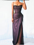 New Arrival Black Girls Slay Mermaid Modest Party Evening Long Prom Dresses PD305