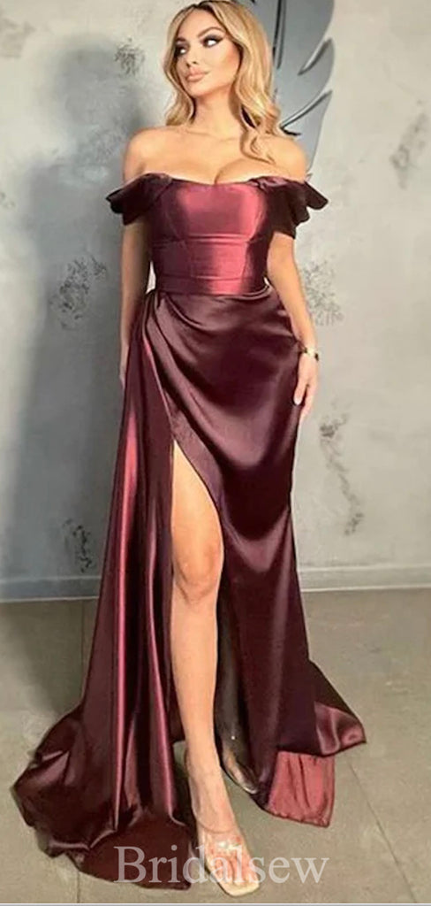 Off the Shoulder Popular Fashion Mermaid Elegant Party Women Long Evening Prom Dresses PD635