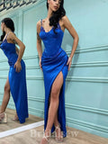 Royal Blue Stylish Unique Mermaid Elegant Long Party Evening Prom Dresses, PD1253
