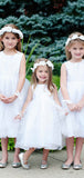Simple Sleeves Cute Cinderella Princess Flower Girl Dresses FG009