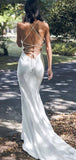 Spaghetti Straps Cheap Vintage Long Beach Wedding Dresses WD031