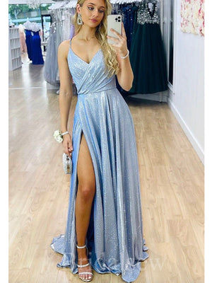 Sparkly Sequin Straps Glitter Mermaid Elegant Modest Women Long Evening Prom Dresses PD620
