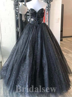 Strapless A-line Gorgeous Unique Elegant Party Long Women Evening Prom Dresses PD882