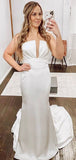 Unique Design Simple Mermaid Vintage Dream Beach Long Wedding Dresses WD214