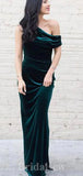 Velvet Mermaid Glitter Black Girls Slay One Shoulder Elegant Party Women Long Evening Prom Dresses PD660