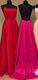 Women's Fashion Halter Satin Long Open Back Dinner Party Prom Dresses PD137