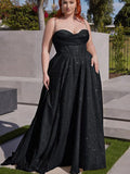 A-line Green Black Popular Spaghetti Straps Elegant Fashion Party Evening Long Prom Dresses PD044
