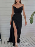 Black Fashion Mermaid Unique New Elegant Evening Formal Long Prom Dresses PD1429