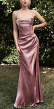 New Arrival Mermaid Spaghetti Straps Modest Evening Long Prom Dresses PD350