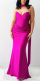 Popular Elegant Sleeveless Satin Simple Mermaid Long Beach Formal Bridesmaid Dresses BD254