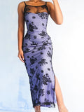 Popular Mermaid Lace Spaghetti Straps Vintage Long Elegant Evening Prom Dresses PD1021