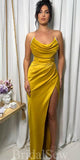 Popular New Modest Side Slit Mermaid Stylish Elegant Evening Formal Long Prom Dresses PD1460