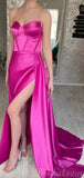 2023 Fashion Rose Red Mermaid Elegant Unique Best Black Girls Slay Evening Long Prom Dresses PD510