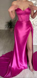 2023 Fashion Rose Red Mermaid Elegant Unique Best Black Girls Slay Evening Long Prom Dresses PD510