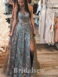 A-line Best Modest High Quality Custom Elegant Long Evening Prom Dresses PD1213
