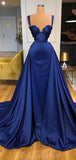 A-line Blue Fashion Elegant Sexy Long Prom Dresses, Evening Dress PD096