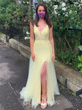 A-line Charming Popular Tulle Best Elegant Modest Long Party Evening Prom Dresses PD1318
