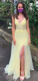 A-line Charming Popular Tulle Best Elegant Modest Long Party Evening Prom Dresses PD1318