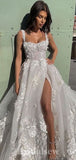 A-line Custom Lace Best Vintage Dream Beach Long Wedding Dresses WD525