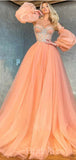 A-line Elegant Princess Gorgeous Party Women Long Evening Party Prom Dresses PD570