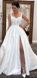 A-line Gorgeous Custom Made Garden Vintage Dream Beach Long Wedding Dresses WD517