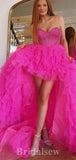 A-line High-Low Unique New Best Stylish Long Women Evening Prom Dresses PD859