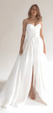 A-line New Best Garden Vintage Popular Dream Beach Long Wedding Dresses WD512