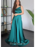A-line New Simple Elegant Custom Real Made Long Party Evening Prom Dresses PD1283