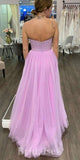 A-line New Strapless Chic Floor-Length Stylish Long Women Party Evening Prom Dresses PD997