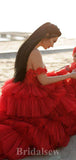 A-line Off the Shoulder Gorgeous Stylish Long Women Evening Prom Dresses PD860